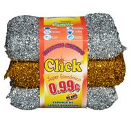 Pack 3 Uds Esponja Multiuso Click Metálica