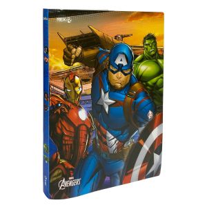 CARPETA CATALOGO REX A4 AVENGERS C/10 PROTECTORES HOJAS
