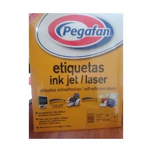 ETIQUETAS PEGAFAN AUTOADHESIVAS A4 02 X100
