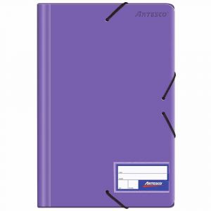 FOLDER ARTESCO C/LIGA PLASTICO MORADO