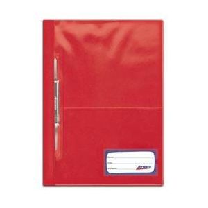 FOLDER ARTESCO DURAMAX C/TRANSPARENTE T/O ROJO