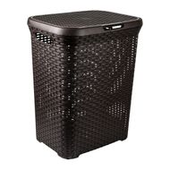 Cesto para Ropa Pica Rectangular Café 55.5 cm