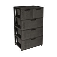 Cajonera Suprema Pica 4 Niveles Dúo Café