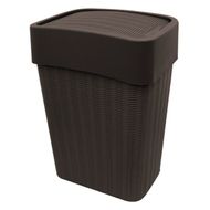 Tacho Pica Vaivén Slim Tipo Ratán Café 25 L