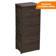 Cajonera Madeira Deluxe Casa Pica 5 Niveles Café