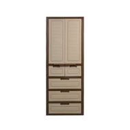 Armario Madeira Pica 2 Puertas Beige con Café