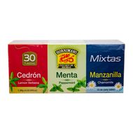 Pack 30 Uds Té Hornimans Hierbas 3 Sabores 38.4g
