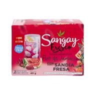 Té Flor de Jamaica Sangay Fresa y Sandía 40 g - 20 Unidades