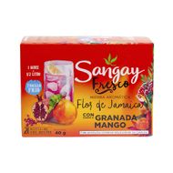 Té Flor de Jamaica Sangay Granada y Mango 40 g - 20 Unidades