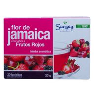 Pack 20 Uds Té Sangay Flor de Jamaica Frutos Rojos 20g