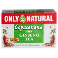 Té Dieta Ginseng Copacabana Only Natural - 30 Unidades