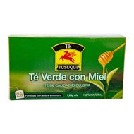 Pack 25 Uds Té Verde con Miel Pusuqui 32g