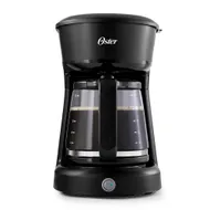 Cafetera Oster con Jarra de Vidrio 12 Tazas Negro 900W | BVSTDCP12B-013