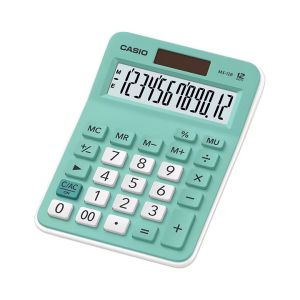 CALC. CASIO MESA MX-12B-GN 12 DIGITOS TURQUESA