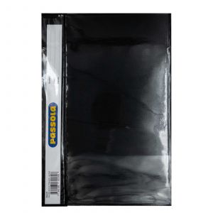 FOLDER PASSOLA C/TRANSP T/O NEGRO