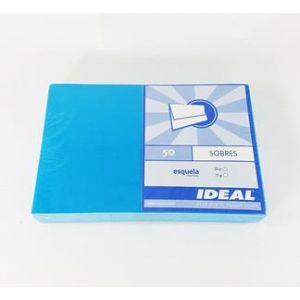 SOBRE IDEAL ESQUELA CELESTE 80GR X 50