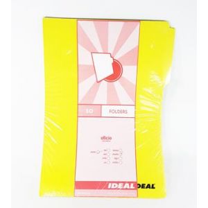 FOLDER IDEAL MANILA AMARILLO 180GR X 10