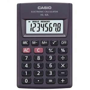 CALC. CASIO BOLSILLO HL-4A 8 DIGITOS