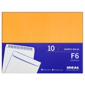 SOBRE IDEAL MANILA F-6 75GR X 10