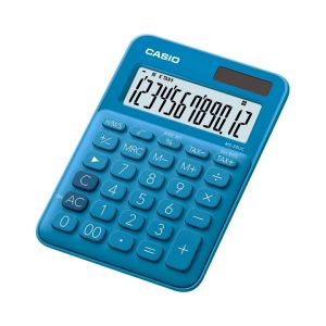 CALC. CASIO MESA MS-20UC-BU 12 DIGITOS TURQUESA